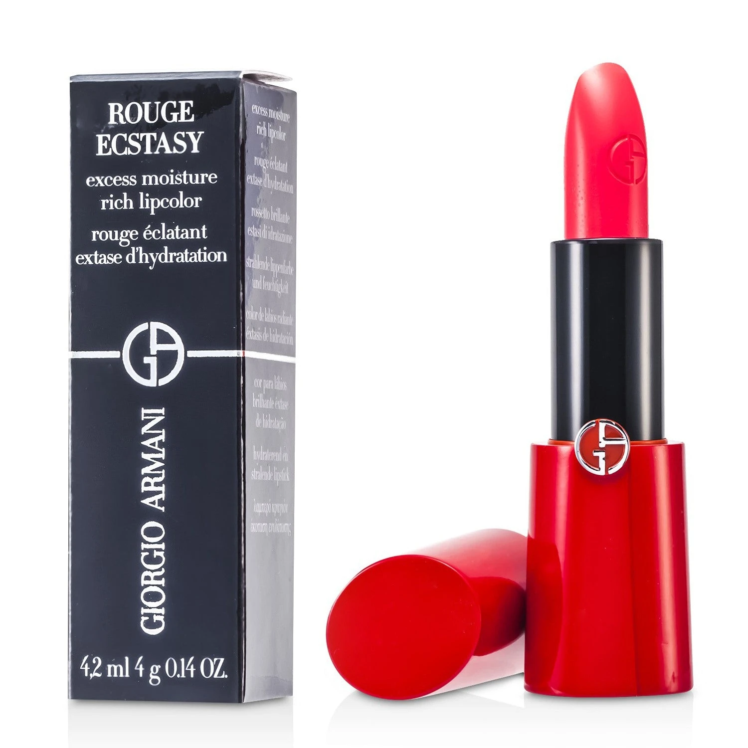 Giorgio Armani Rouge Ecstasy Lipstick - # 501 Peony 4g/0.14oz - Image 6