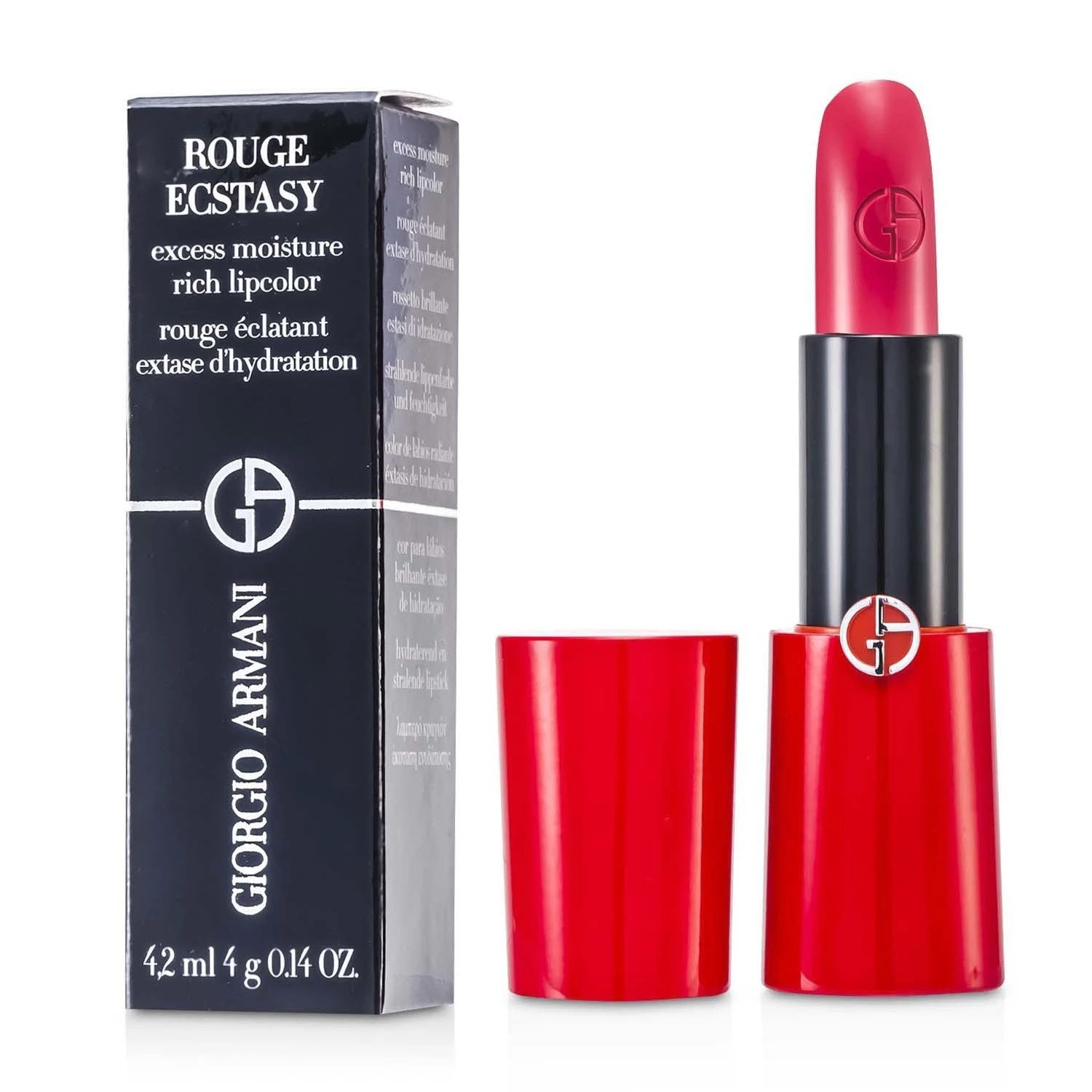Giorgio Armani Rouge Ecstasy Lipstick - # 501 Peony 4g/0.14oz - Image 9
