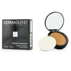 Dermablend Intense Powder Camo Compact Foundation (Medium Buildable To High Coverage) - # Honey 13.5g/0.48oz