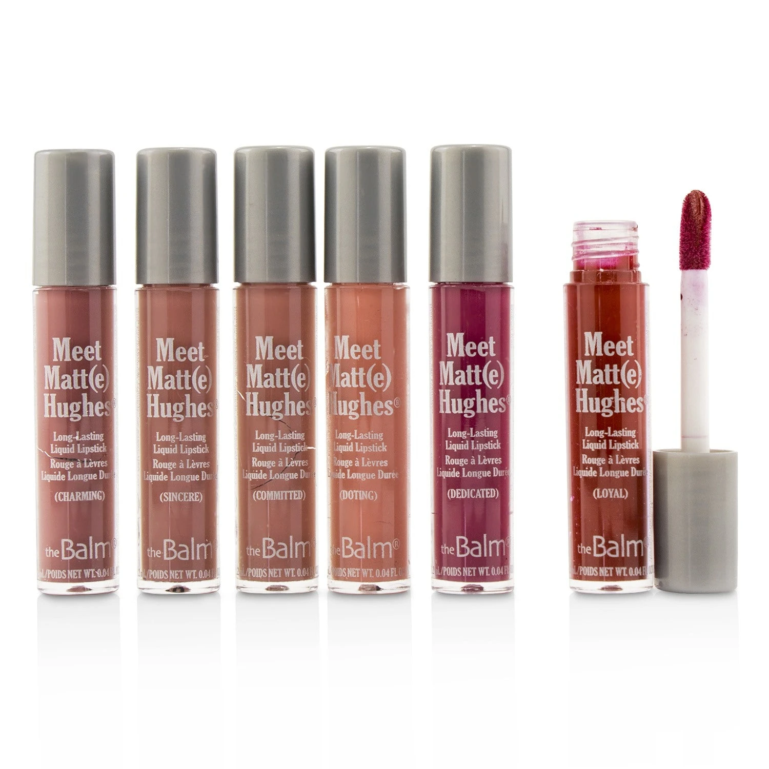 TheBalm Meet Matt(e) Hughes 6 Mini Long Lasting Liquid Lipsticks Kit - Nude 6x1.2ml/0.04oz - Image 3