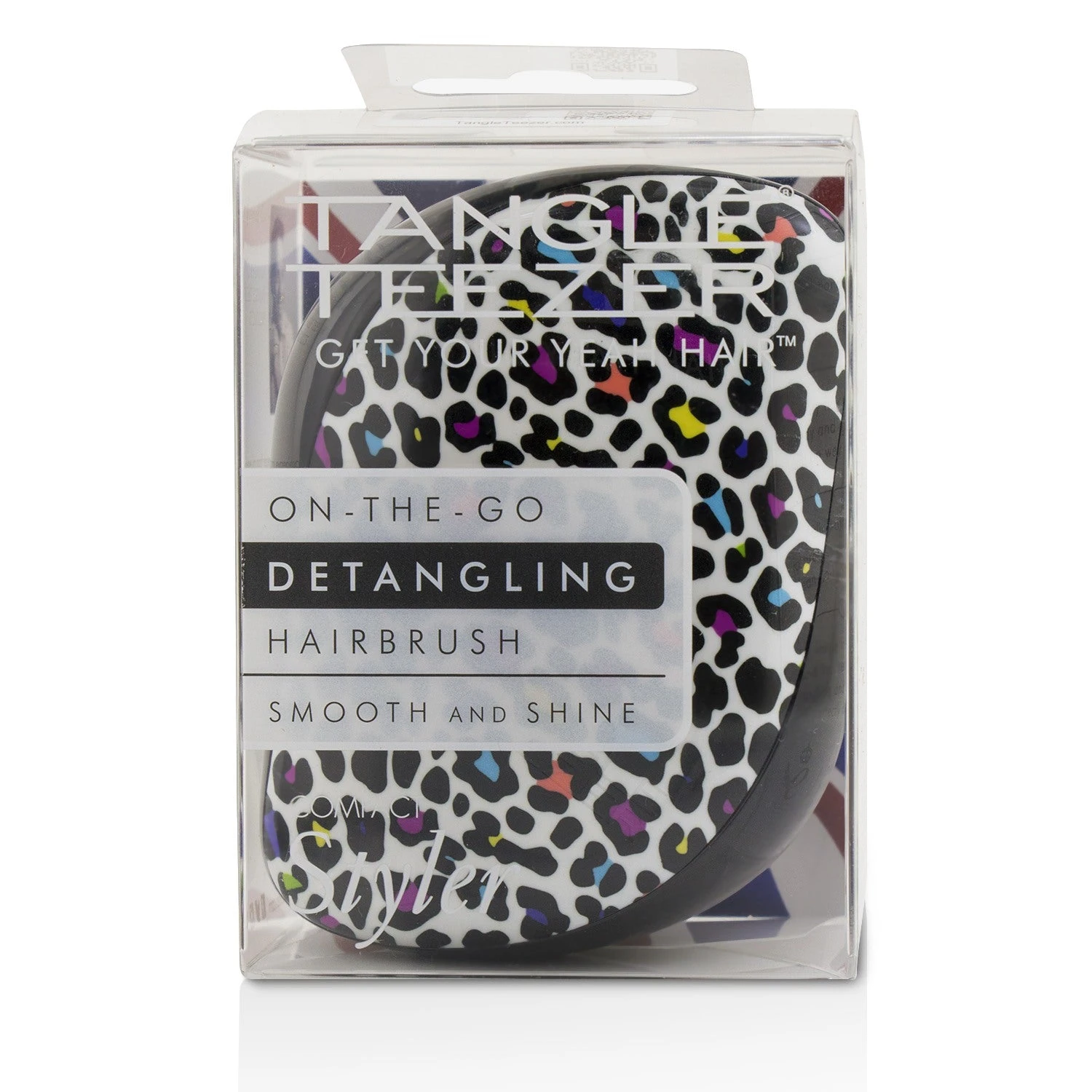 Tangle® Teezer Tangle Teezer Compact Styler On-The-Go Detangling Hair Brush - # Punk Leopard 1pc
