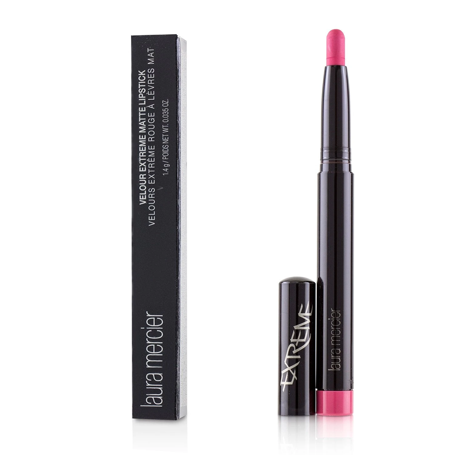 Laura Mercier Velour Extreme Matte Lipstick - # Fab (Neon Pink) 1.4g/0.035oz - Image 14