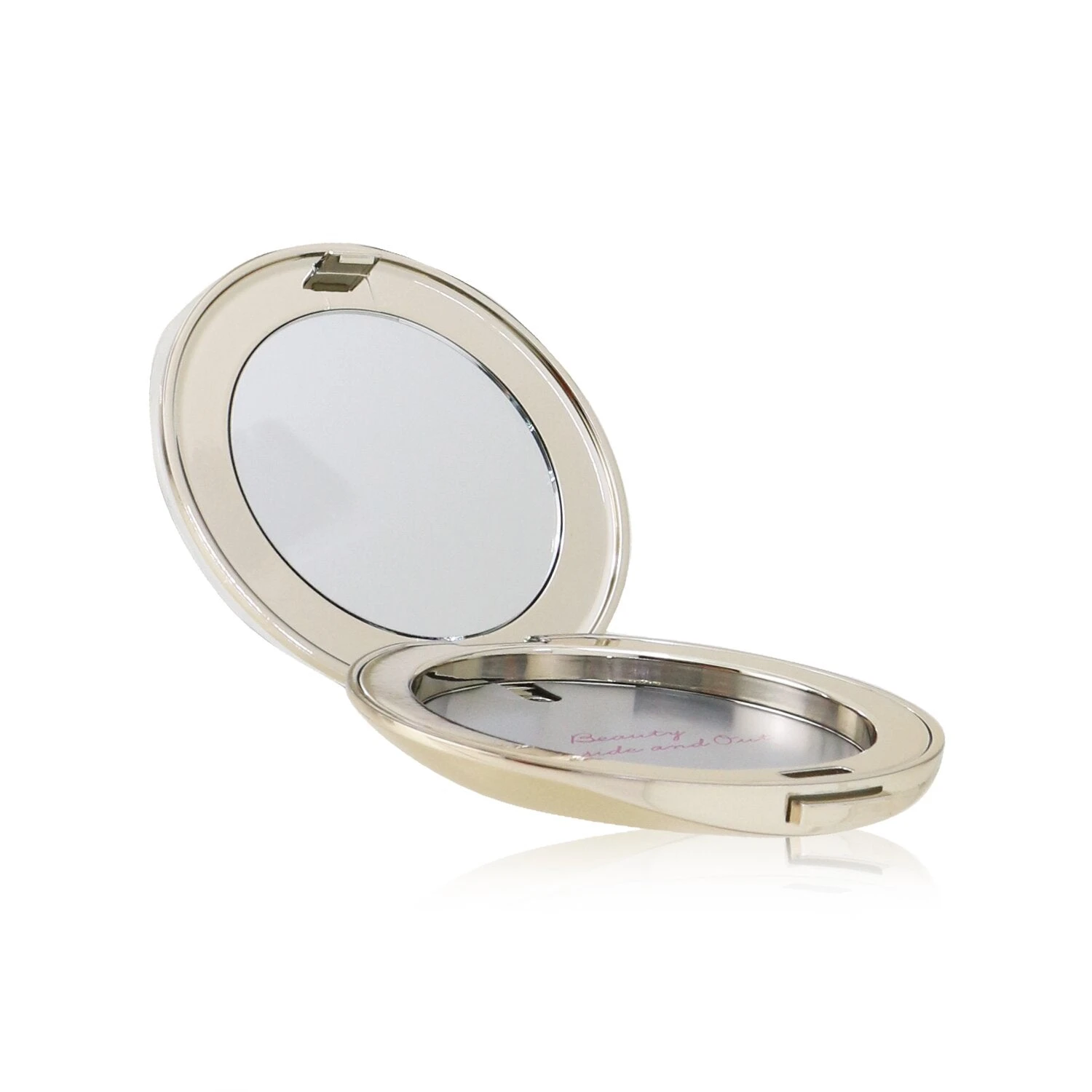Jane Iredale Refillable Compact (Empty Case) - Silver 1pc - Image 2