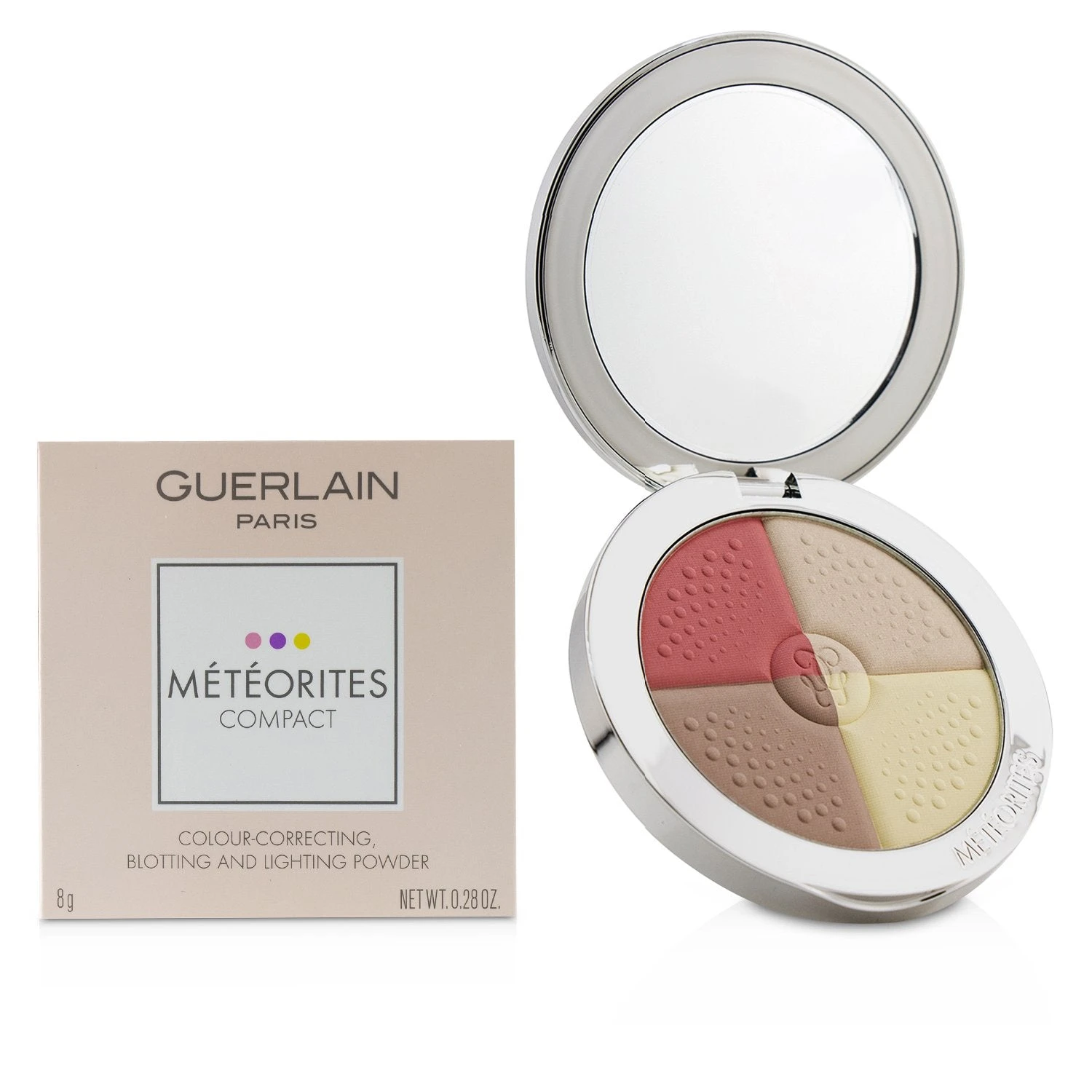 Guerlain Meteorites Compact Colour Correcting, Blotting And Lighting Powder - # 3 Medium 8g/0.28oz - Image 8