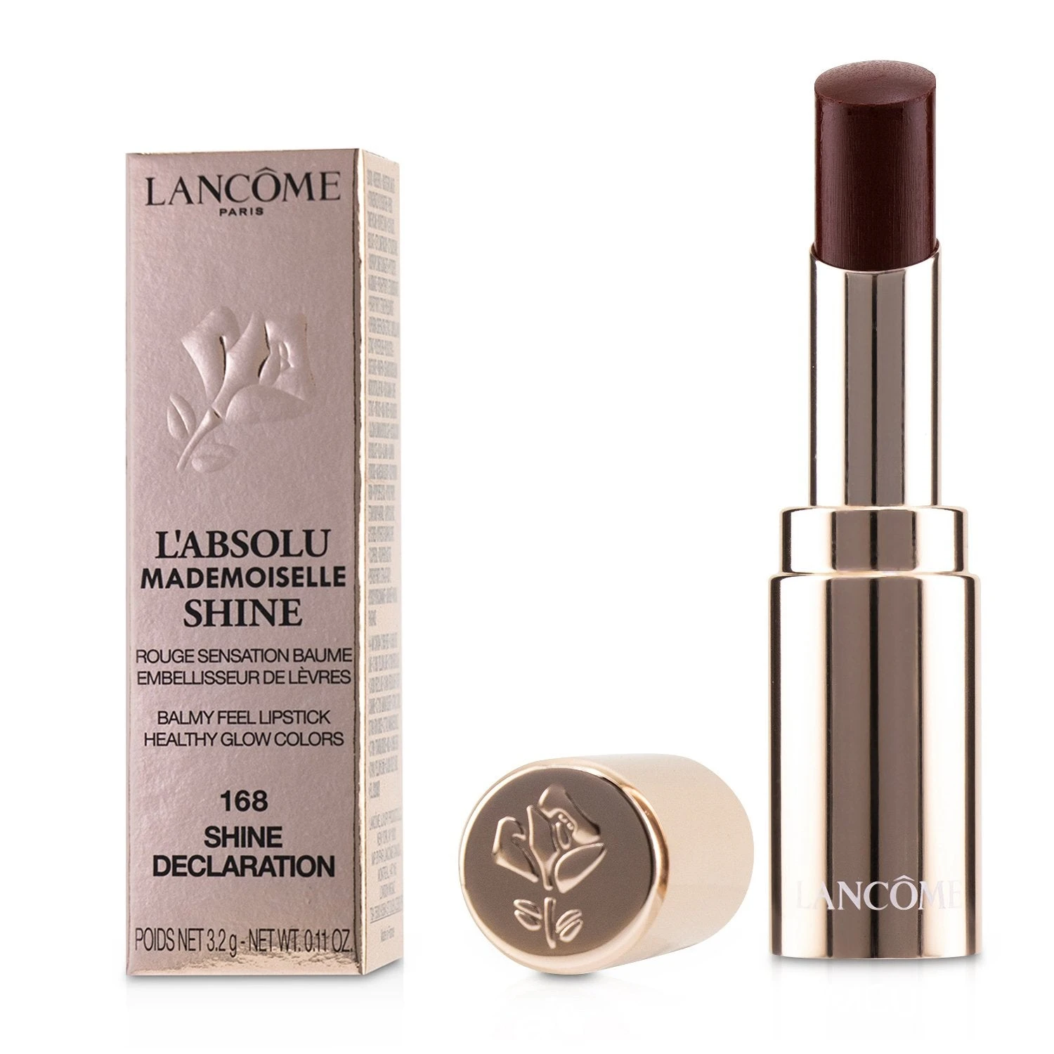 Lancome L'Absolu Mademoiselle Shine Balmy Feel Lipstick - # 224 Shine With Pleasure 3.2g/0.11oz - Image 6