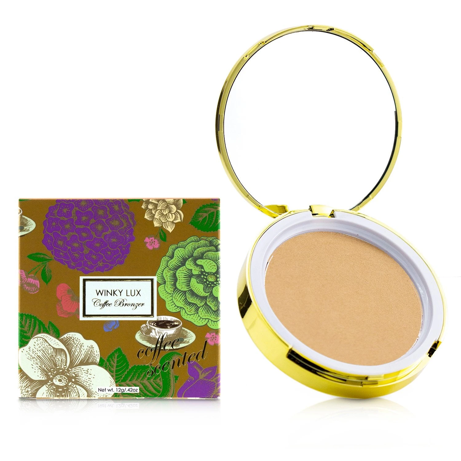 Winky Lux Coffee Scented Bronzer - # Latte 12g/0.42oz - Image 2