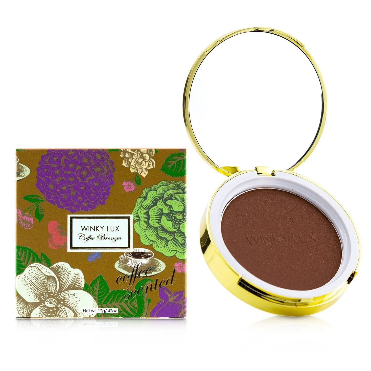 Winky Lux Coffee Scented Bronzer - # Latte 12g/0.42oz - Image 9