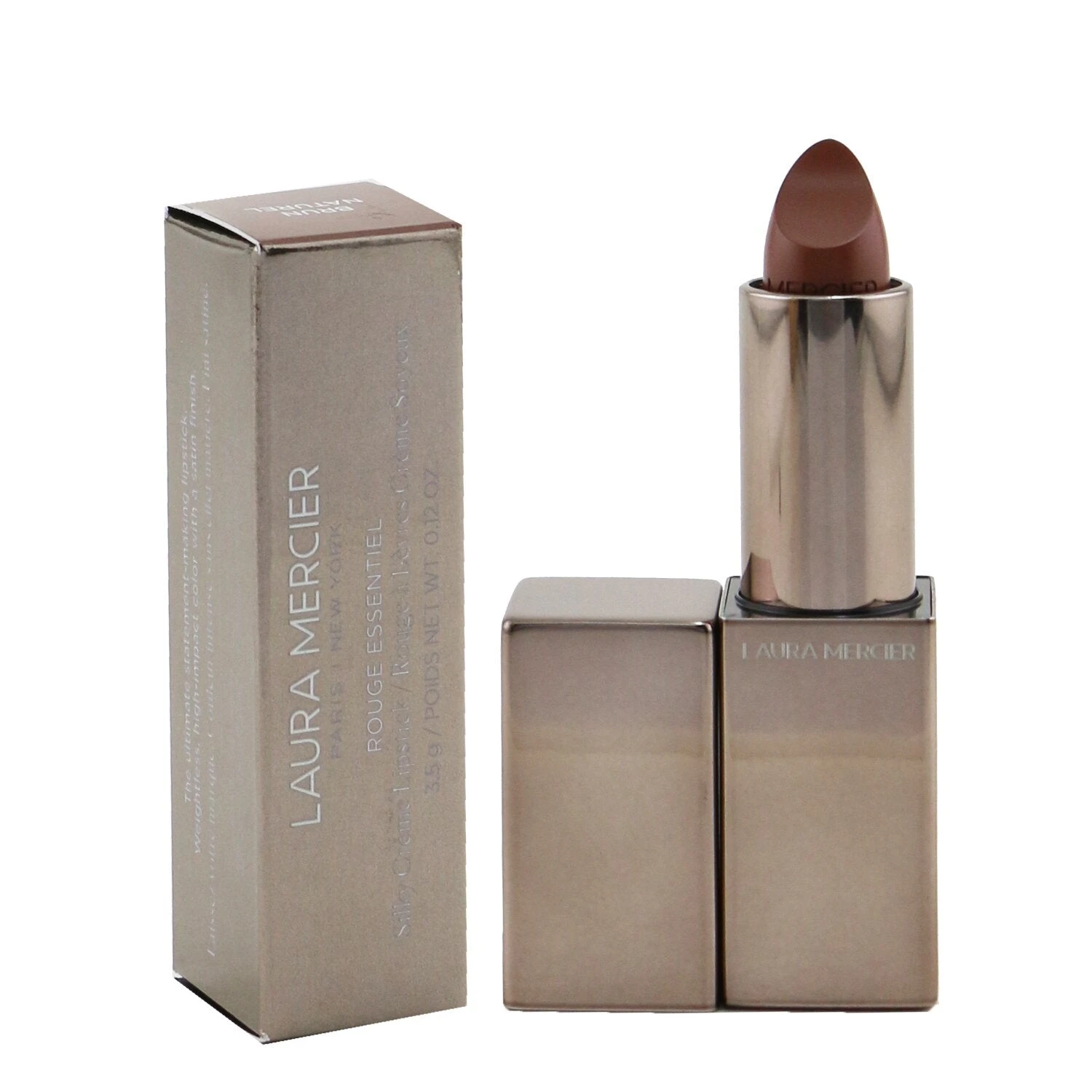 Laura Mercier Rouge Essentiel Silky Creme Lipstick - # Nude Noveau (Nude Pink Brown) 3.5g/0.12oz - Image 13