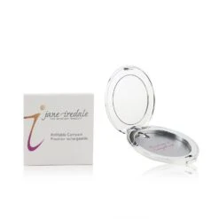 Jane Iredale Refillable Compact (Empty Case) - Silver 1pc