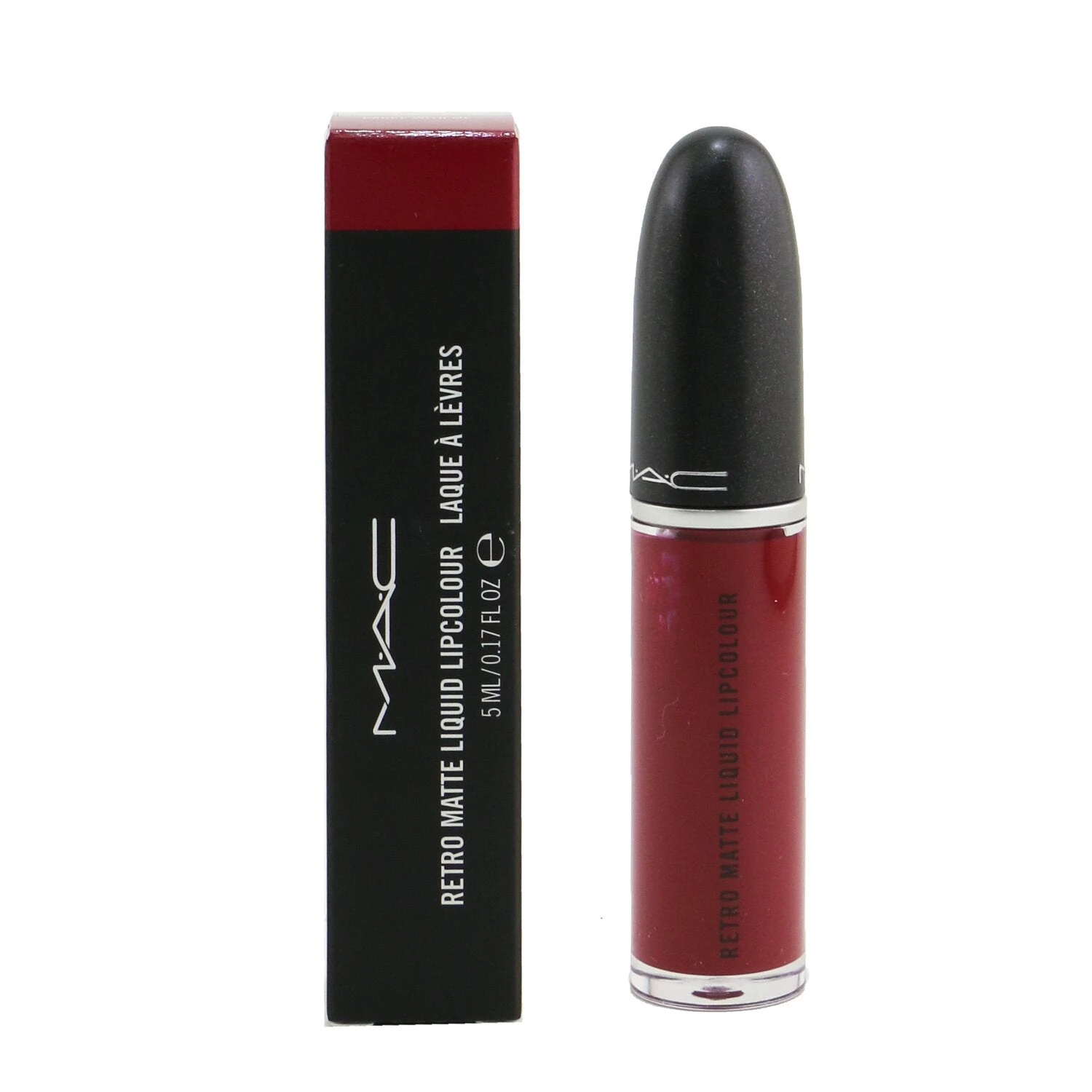 MAC Retro Matte Liquid Lipcolour - # 105 Feels So Grand (Deep True Red) (Matte) 5ml/0.17oz - Image 11