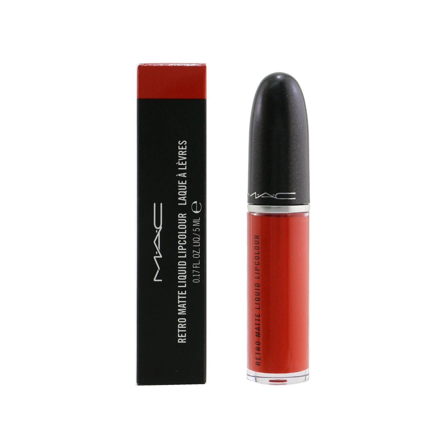 MAC Retro Matte Liquid Lipcolour - # 105 Feels So Grand (Deep True Red) (Matte) 5ml/0.17oz - Image 14