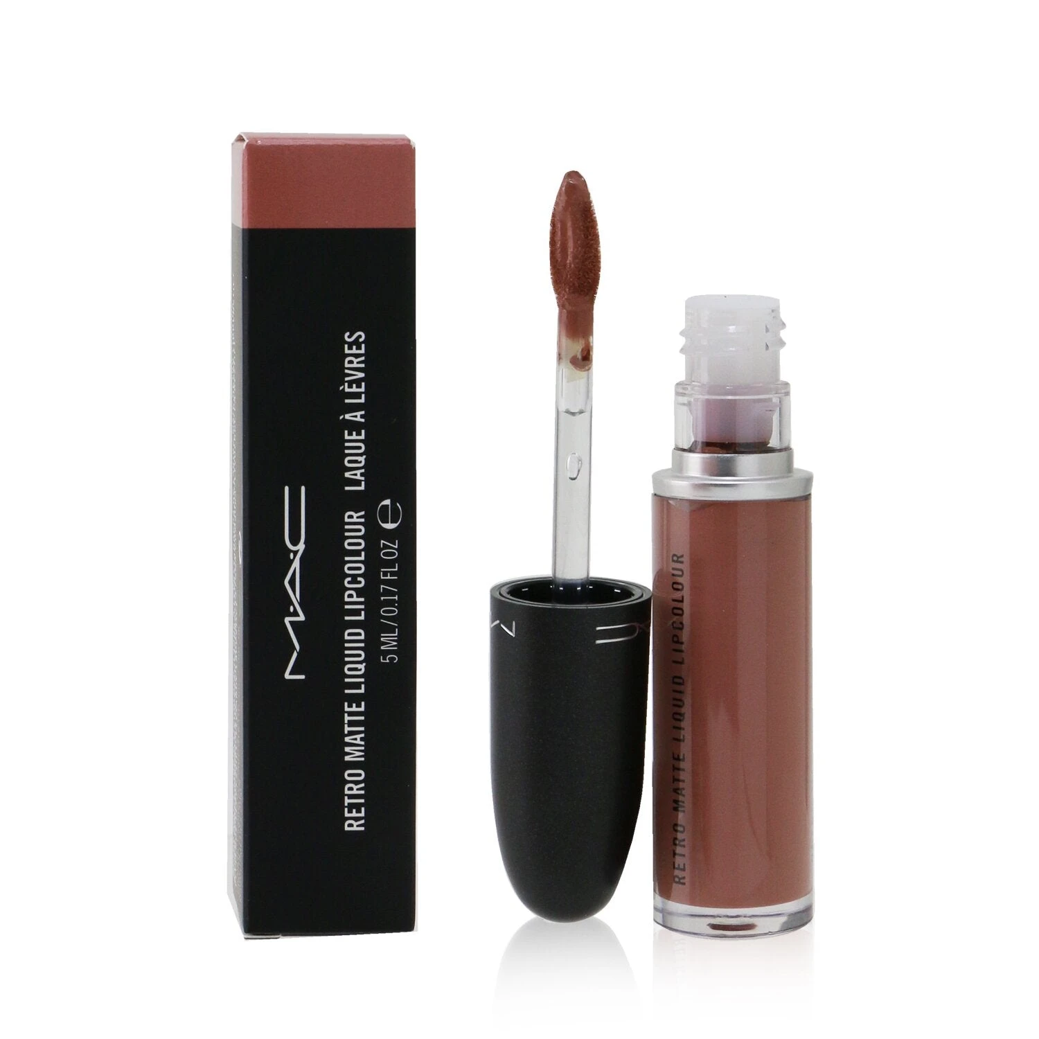 MAC Retro Matte Liquid Lipcolour - # 105 Feels So Grand (Deep True Red) (Matte) 5ml/0.17oz - Image 17