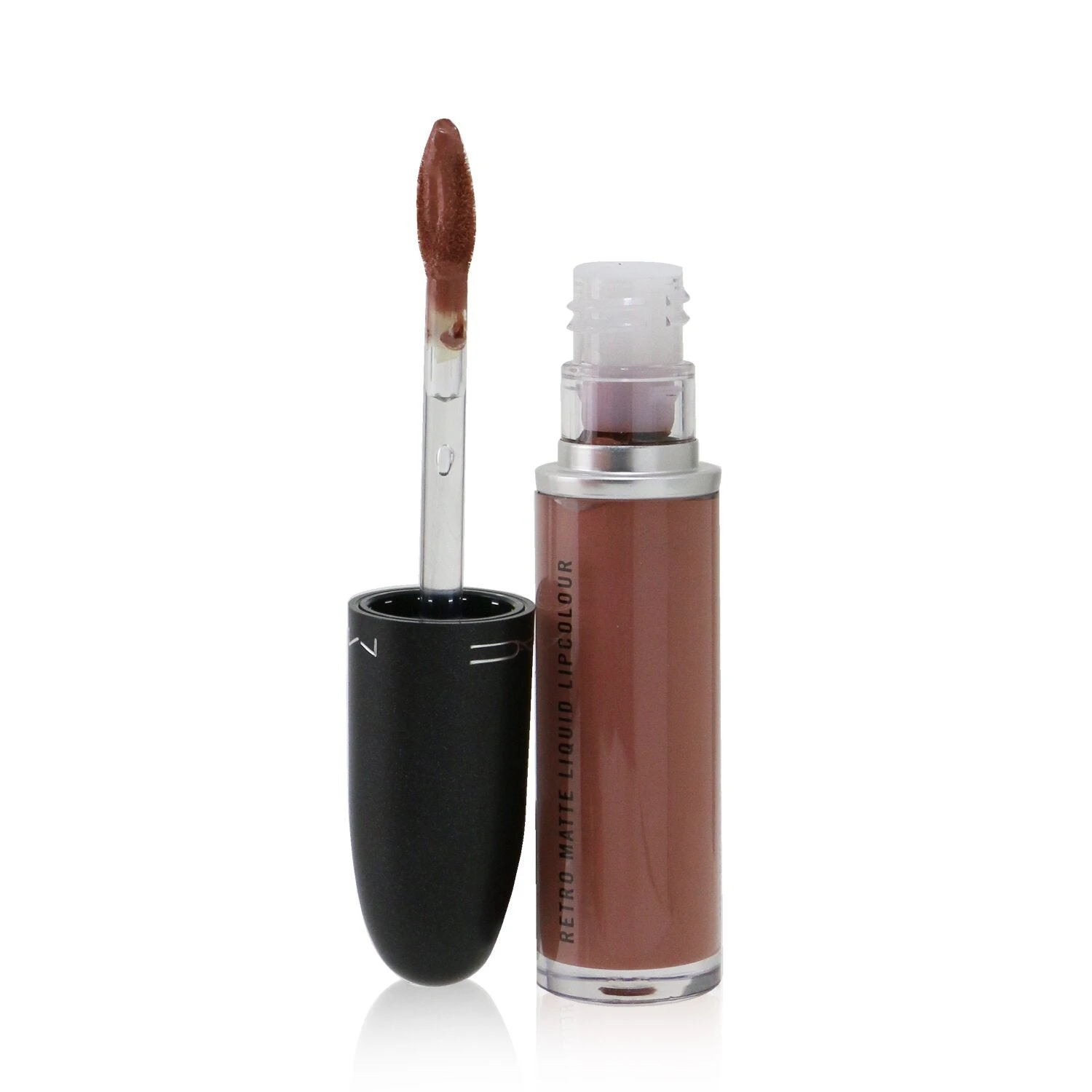MAC Retro Matte Liquid Lipcolour - # 105 Feels So Grand (Deep True Red) (Matte) 5ml/0.17oz - Image 16