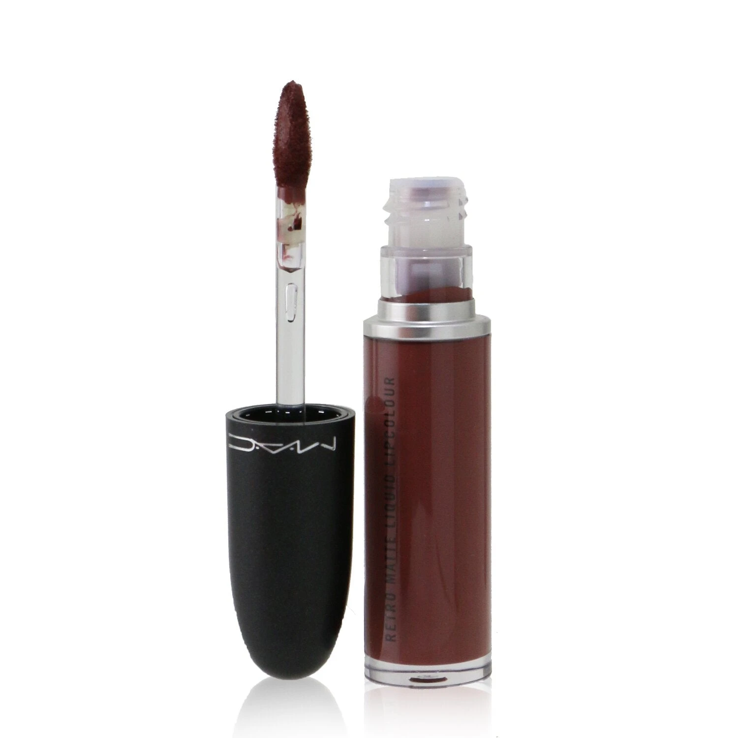 MAC Retro Matte Liquid Lipcolour - # 105 Feels So Grand (Deep True Red) (Matte) 5ml/0.17oz - Image 19