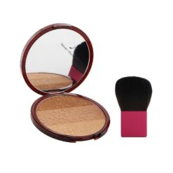Clarins Bronzing Compact Set (1x Bronzing Compact, 1x Brush, 1x Pouch) 2pcs+1Pouch