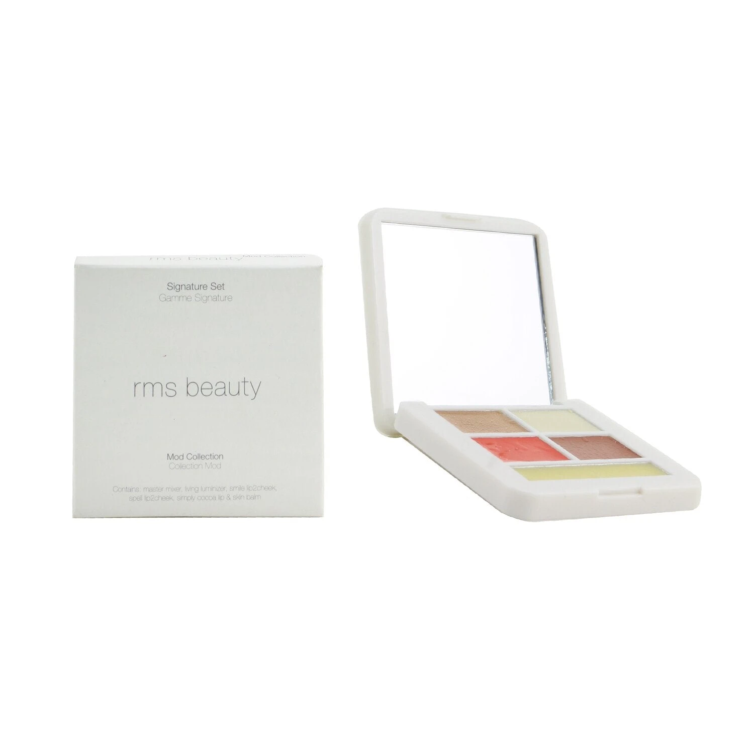 RMS Beauty Signature Set (1x Highlighter/Bronzer, 1x Luminizer, 2x Lip2cheek, 1x Lip & Skin Balm) 5.9g/0.19oz - Image 2