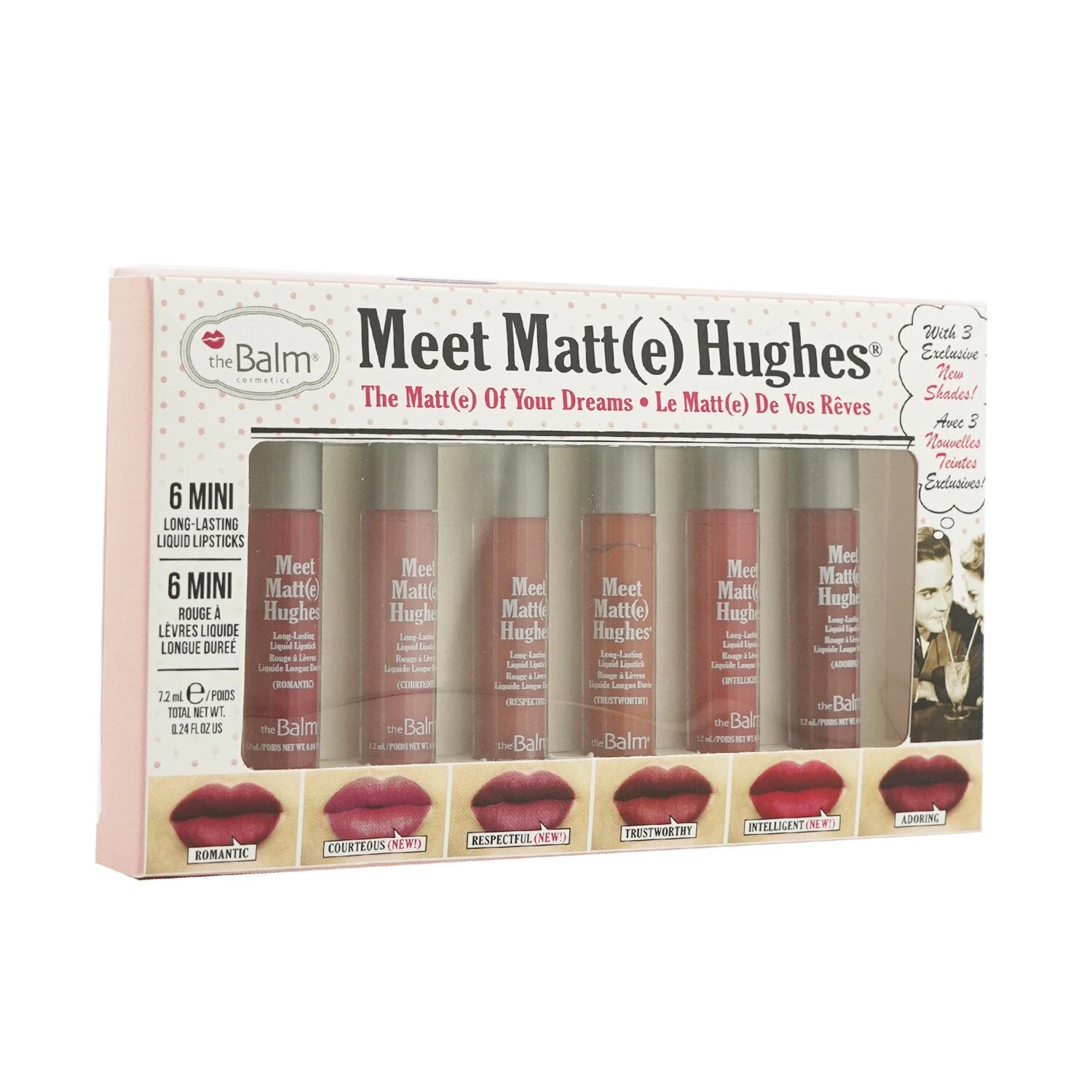 TheBalm Meet Matt(e) Hughes 6 Mini Long Lasting Liquid Lipsticks Kit - Nude 6x1.2ml/0.04oz - Image 10