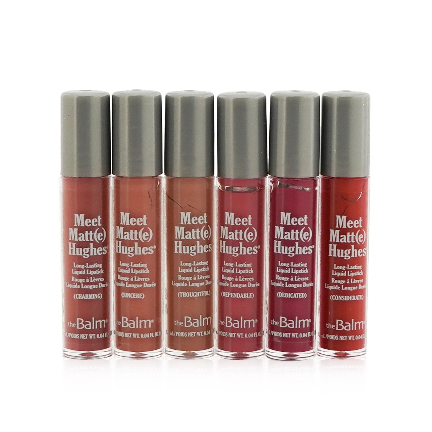 TheBalm Meet Matt(e) Hughes 6 Mini Long Lasting Liquid Lipsticks Kit - Nude 6x1.2ml/0.04oz - Image 12