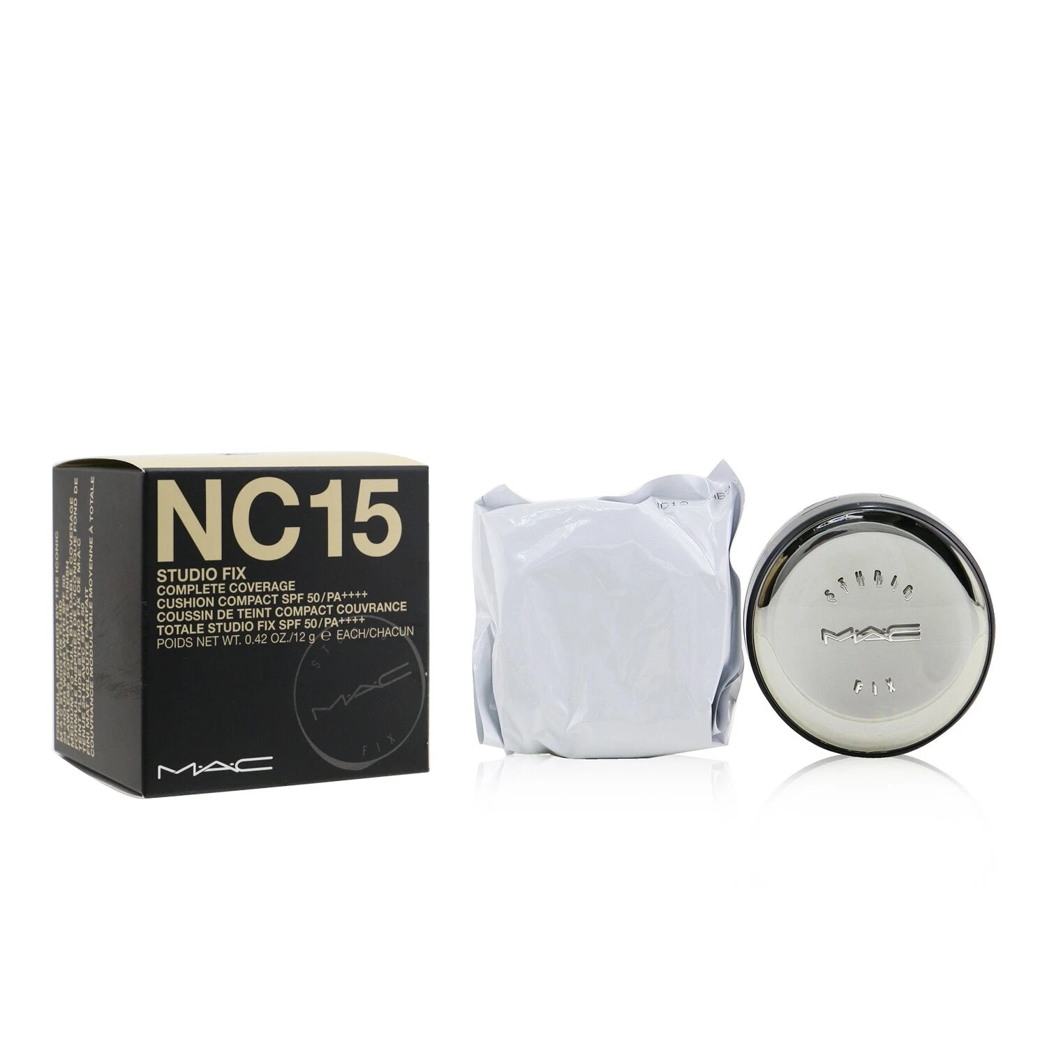 MAC Studio Fix Complete Coverage Cushion Compact SPF 50 (With An Extra Refill) - # N16 2x12g/0.42oz - Image 6