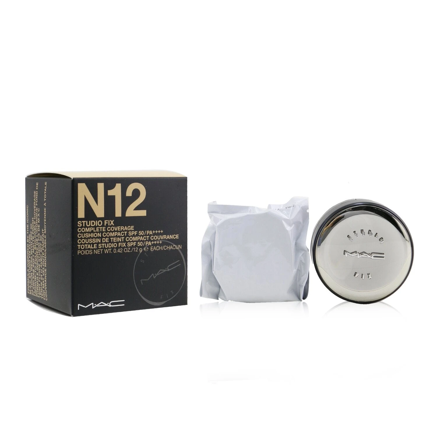 MAC Studio Fix Complete Coverage Cushion Compact SPF 50 (With An Extra Refill) - # N16 2x12g/0.42oz - Image 12