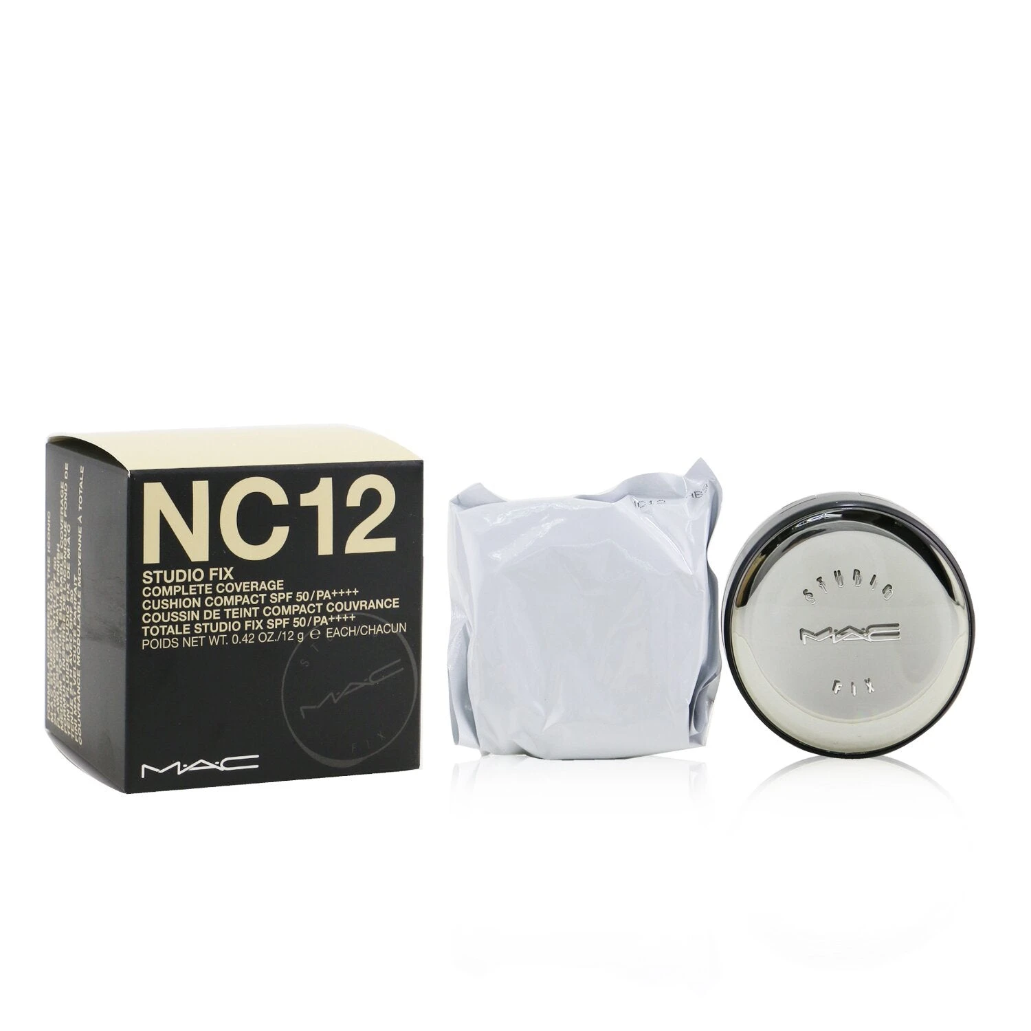 MAC Studio Fix Complete Coverage Cushion Compact SPF 50 (With An Extra Refill) - # NC14 2x12g/0.42oz - Image 15