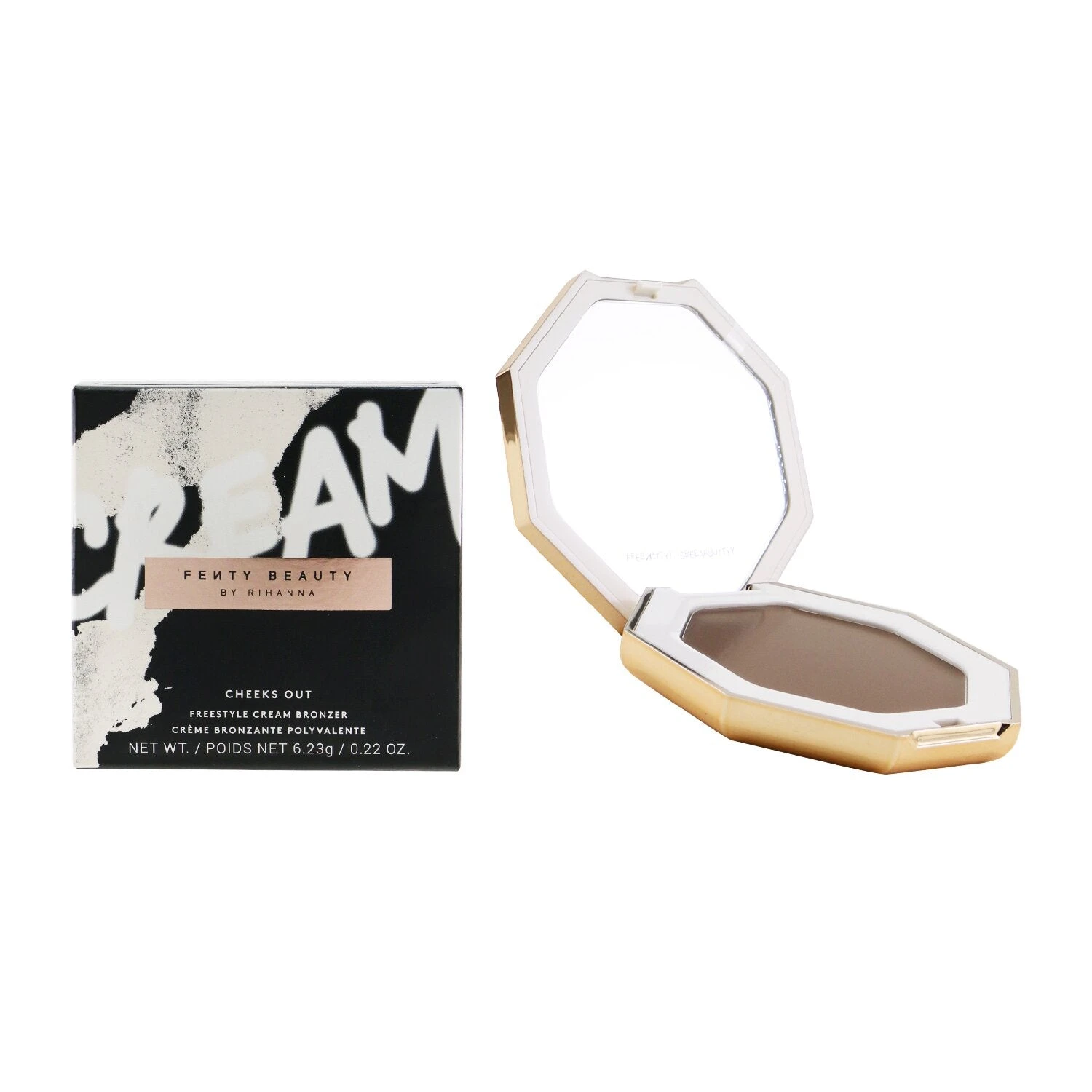 Fenty Beauty By Rihanna Cheeks Out Freestyle Cream Bronzer - # 04 Hunnie Glaze (Medium With Warm Undertone) 6.23g/0.22oz - Image 5