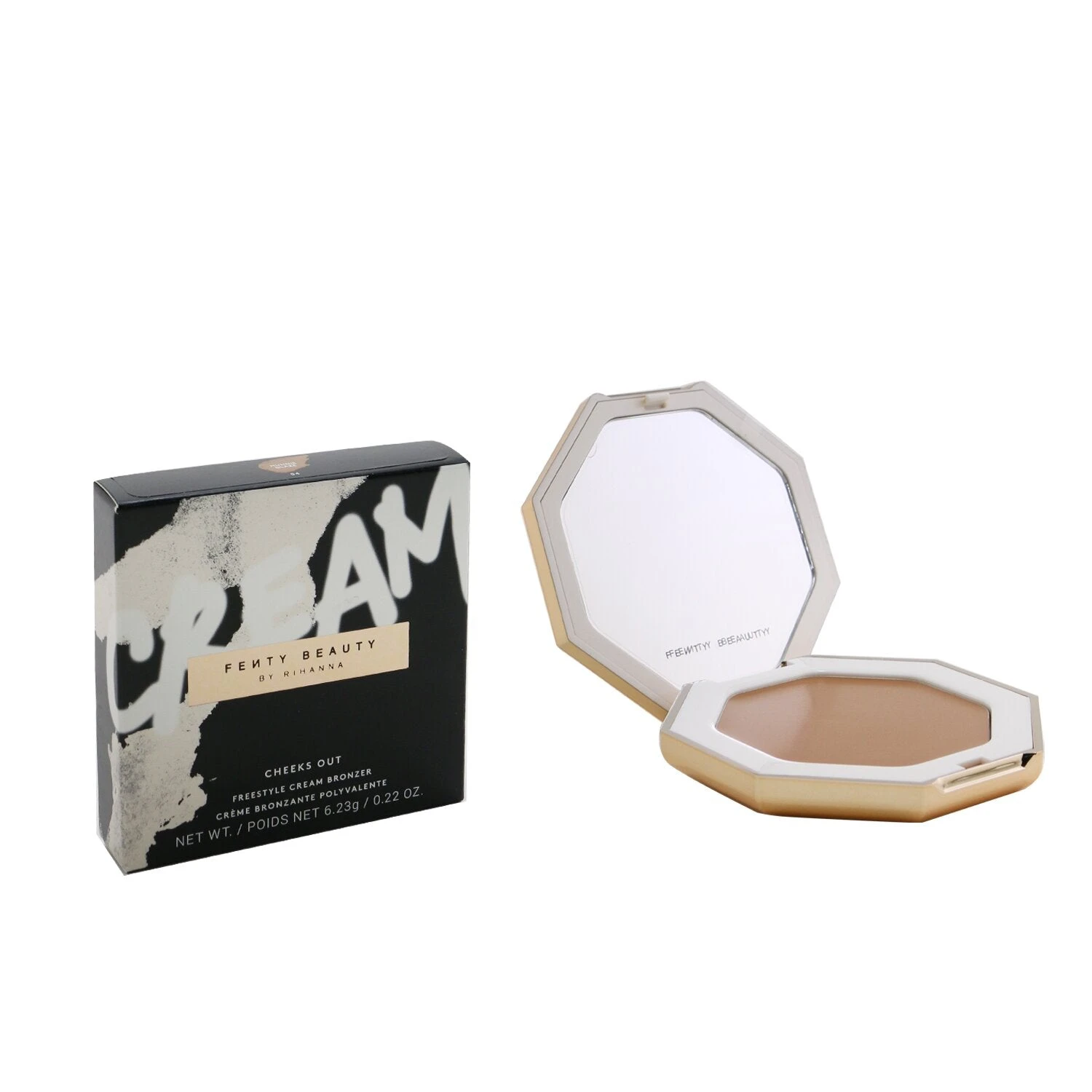 Fenty Beauty By Rihanna Cheeks Out Freestyle Cream Bronzer - # 04 Hunnie Glaze (Medium With Warm Undertone) 6.23g/0.22oz - Image 2