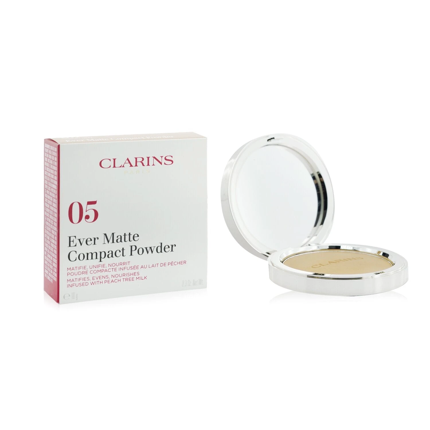 Clarins Ever Matte Compact Powder - # 01 Very Light 10g/0.3oz - Image 5