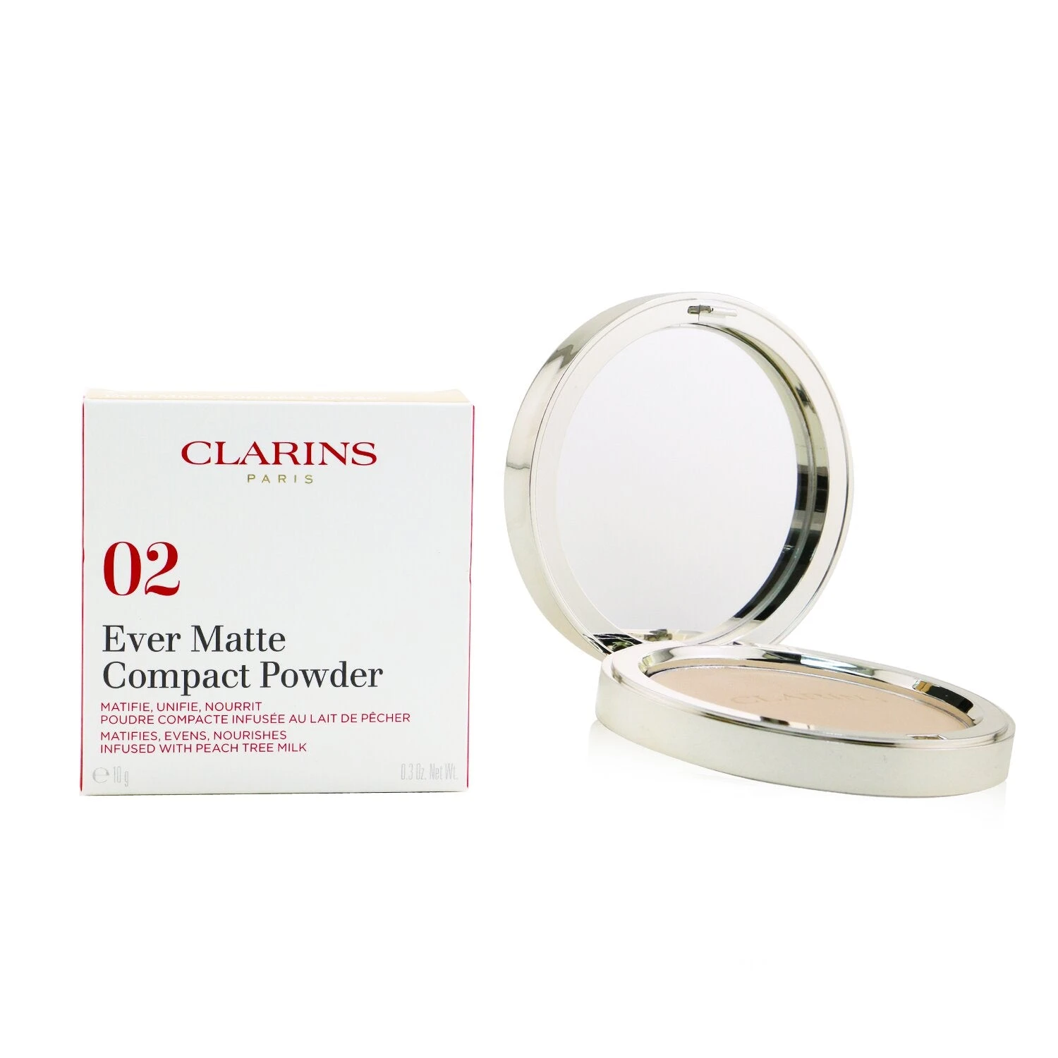 Clarins Ever Matte Compact Powder - # 01 Very Light 10g/0.3oz - Image 8