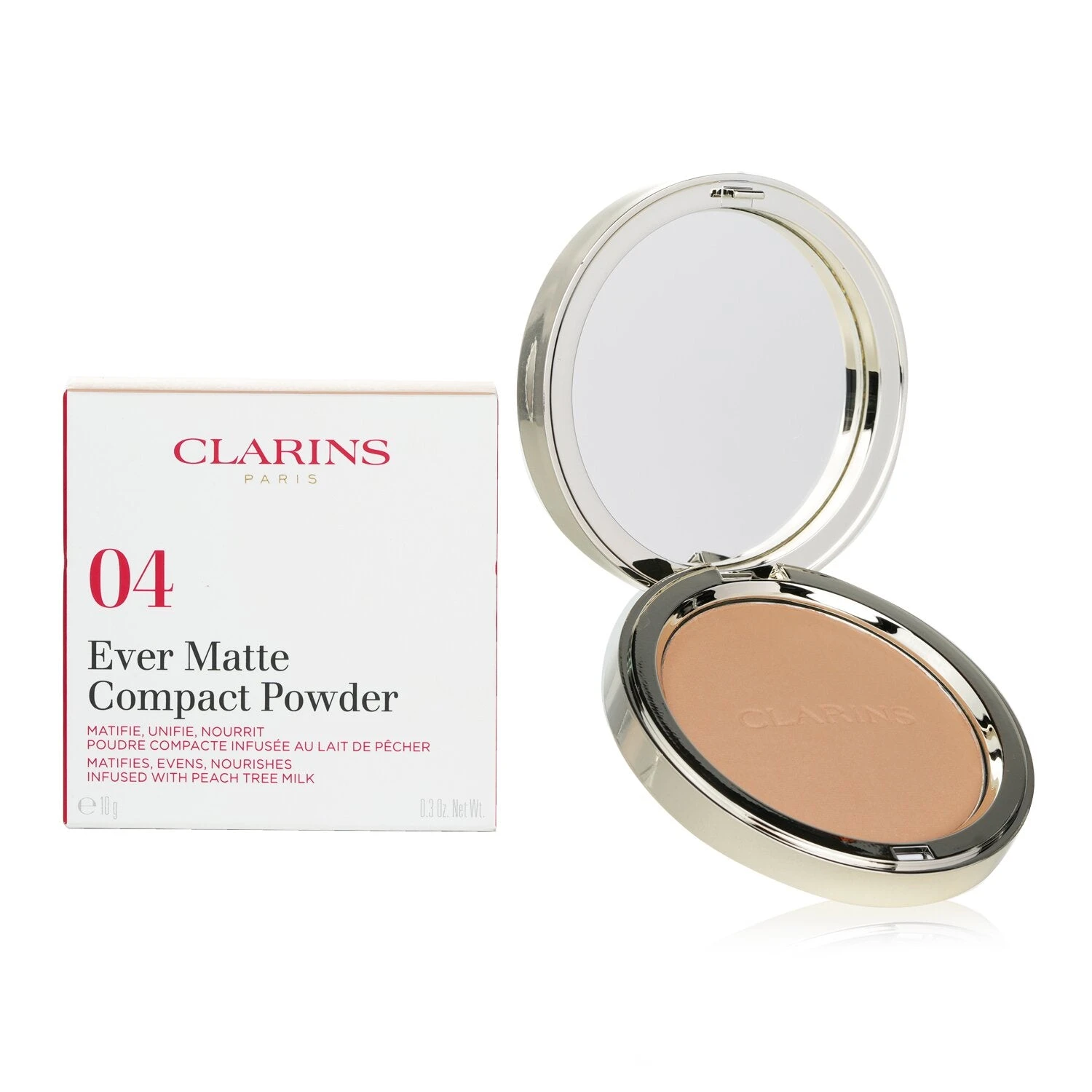 Clarins Ever Matte Compact Powder - # 01 Very Light 10g/0.3oz - Image 14
