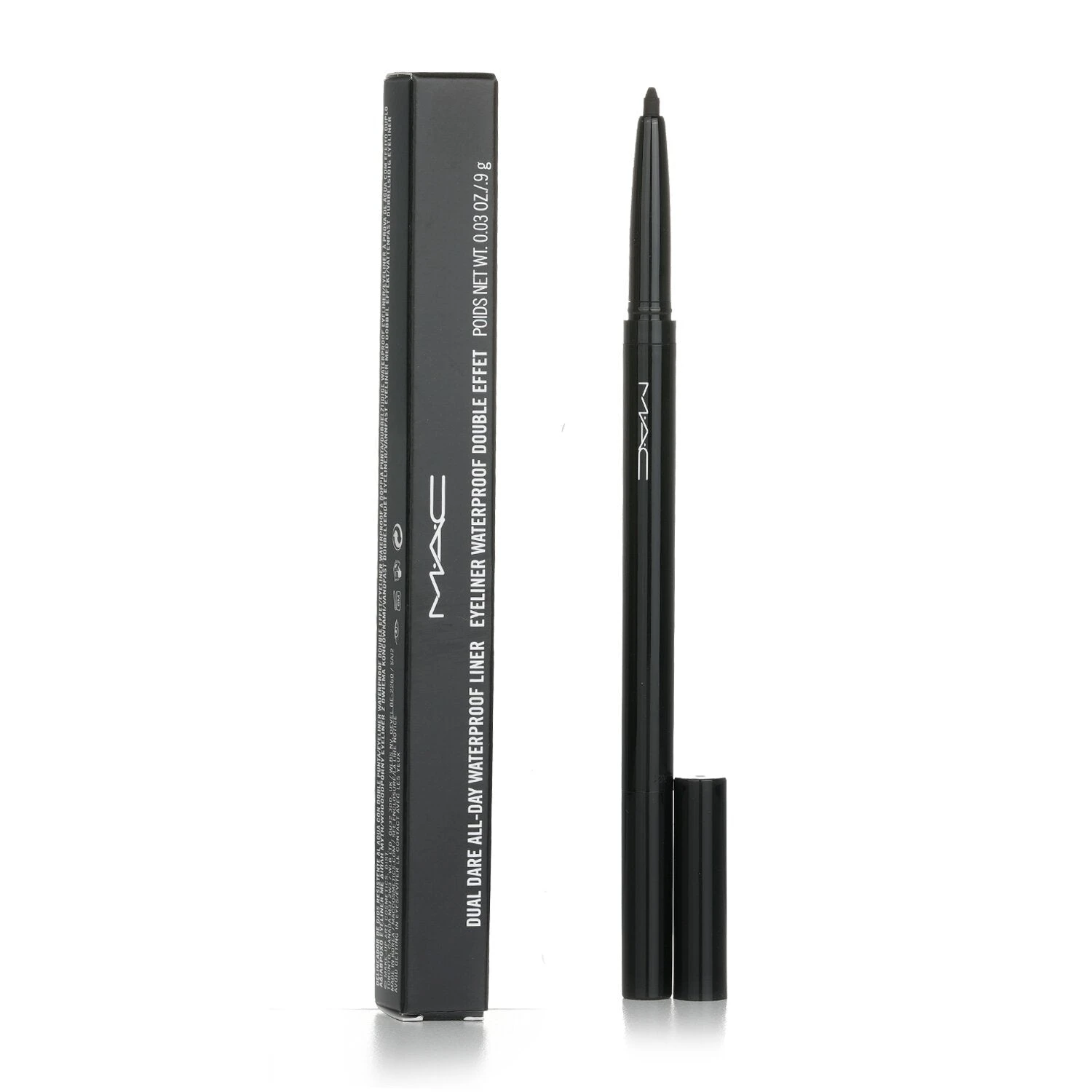 MAC Dual Dare All Day Waterproof EyeLiner - # Dare Black 0.9g/0.03oz - Image 2