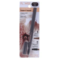 Flower Beauty Draw The Line Eyebrow Pencil - Dark Brunette By Flower Beauty For Women - 0.007 Oz Eyebrow